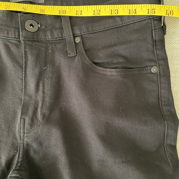 PAIGE Black Straight Leg Jeans - Picture 6 of 8